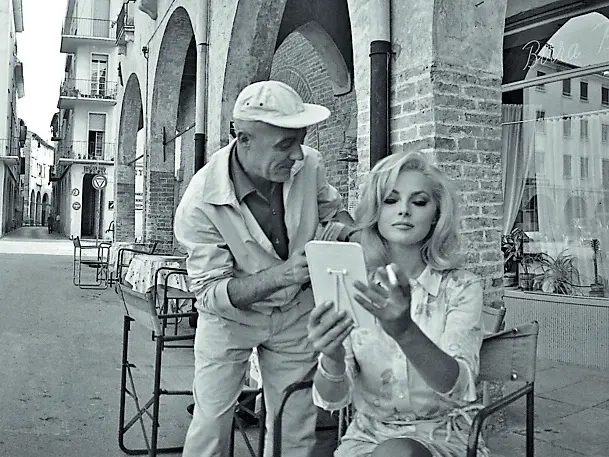 Virna Lisi sul set a Treviso