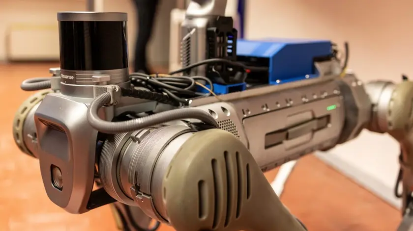 Il cane robot di Fincantieri