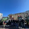 La protesta degli agricoltori a Pordenone