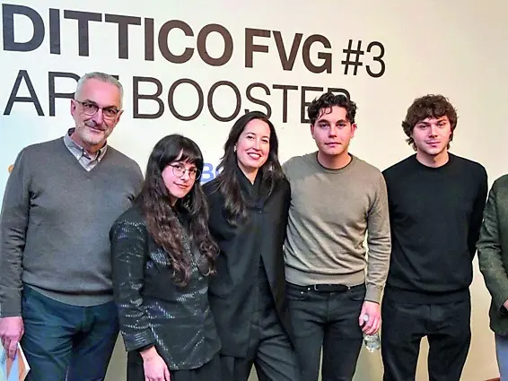 Da sinistra Fulvio dell’Agnese, Sara Devetta, Magalì Cappellari, il duo Boscolo/Rossetto e Alessandro del Puppo