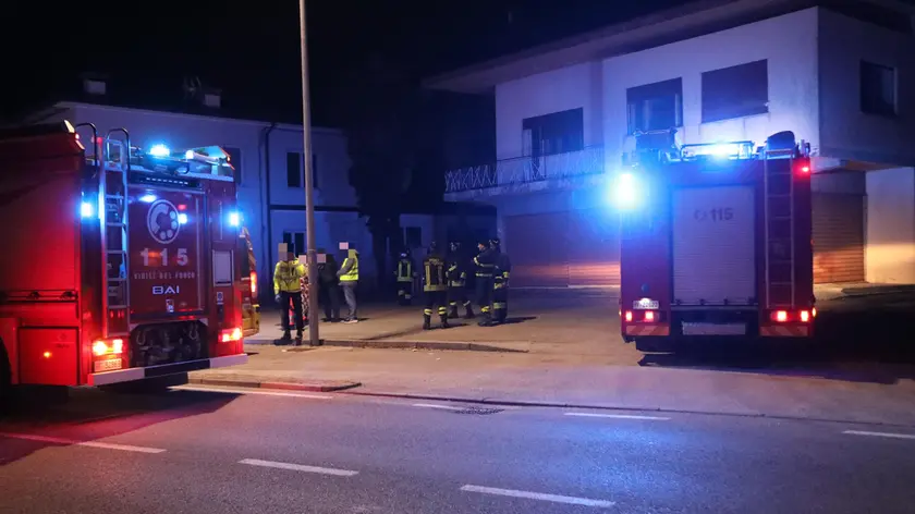 L’intervento di soccorso a Brugnera (foto Ambrosio / Petrussi)