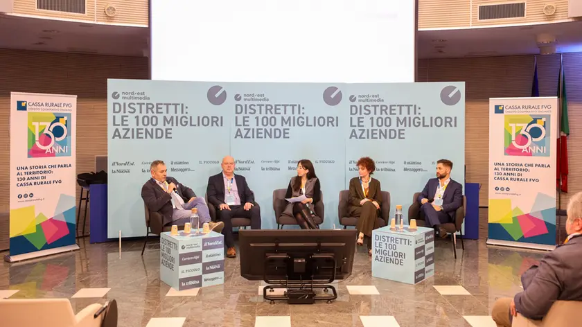 Un momento dell’evento Distretti sulle migliori imprese dell'Isontino (Tibaldi)