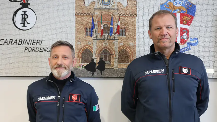 L’appuntato scelto Mario Viola e il brigadiere Roberto Beraldi