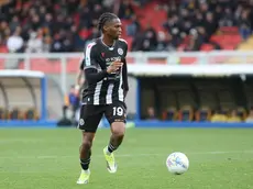 Ehizibue nel match contro il Lecce (foto Petrussi)