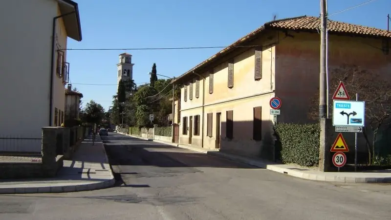Un’immagine di via Roma a Mariano del Friuli