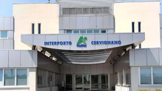 L'ingresso dell'Interporto di Cervignano