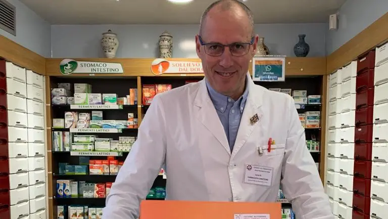 Il dottor Luca Degrassi, presidente regionale di Federfarma.