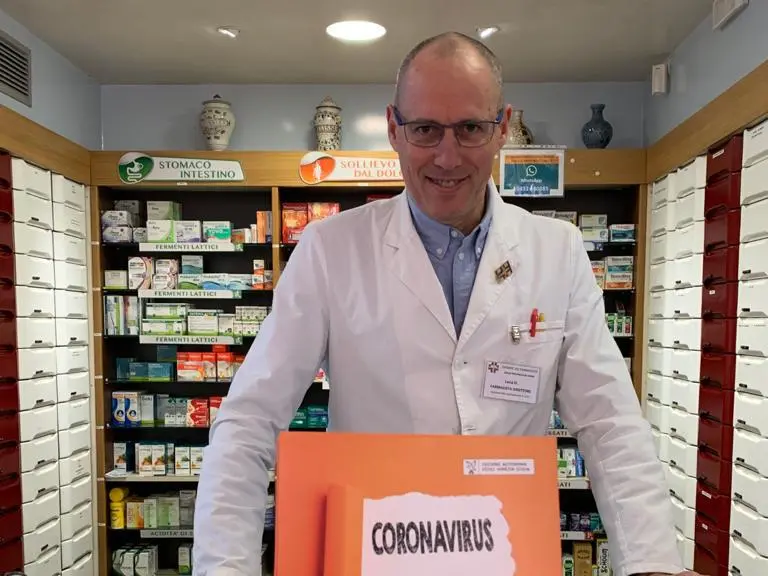 Il dottor Luca Degrassi, presidente regionale di Federfarma.