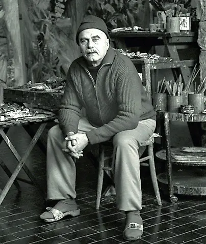 Cesare Mocchiutti, foto di Maurizio Frullani, 1986
