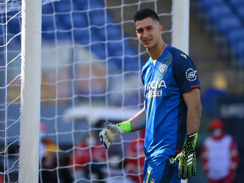 Il portiere argentino Juan Musso ai tempi dell’Udinese