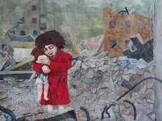 Bambina con bambola, una delle opere di Tracanelli