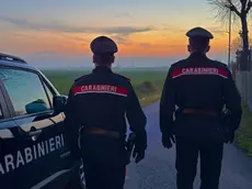 L'intervento dei carabinieri