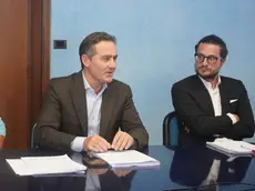 A sinistra Massimo Moretuzzo, segretario e capogruppo del Patto per l’autonomia. A destra Enrico Bullian