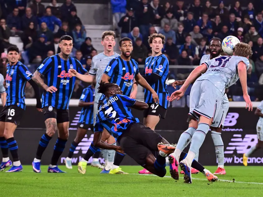 La rete dell’1-0 di Kristensen nel primo tempo (foto Petrussi)