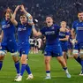 L’Italia festeggia la vittoria contro l’Inghilterra nel Sei Nazioni di rugby