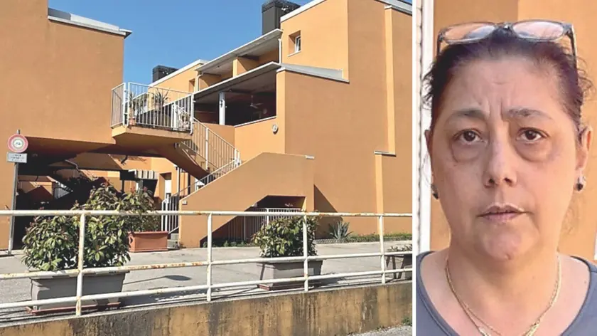 La residenza Ater dove è avvenuta la lite e Silvia Blasi: presenterà denuncia