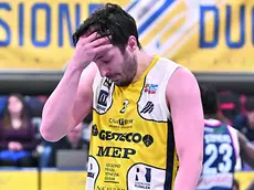 La delusione di Redivo: i suoi 41 punti non sono bastati ©Foto Petrussi