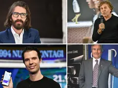 A sinistra, in alto Leonardo Maria Del Vecchio, in basso Luca Ferrari. A destra, in alto Renzo Rosso e in basso Giuseppe De Longhi