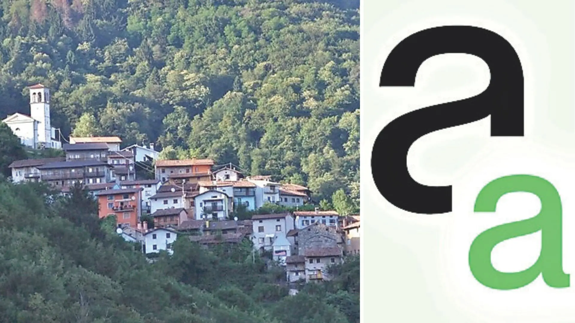 Il piccolo borgo di Topolò di Grimacco e il logo di Ammodo Architecture