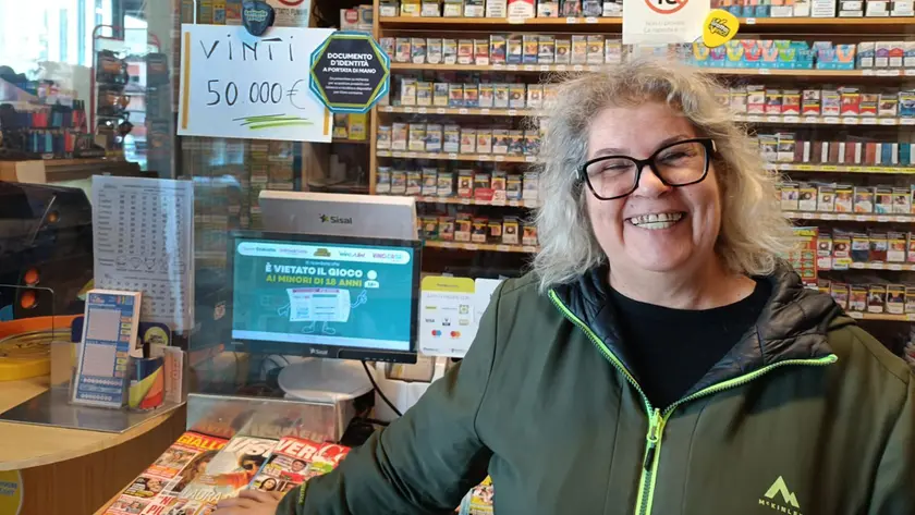 Roberta Scomersi, la titolare della rivendita