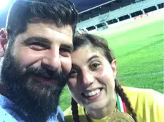 Elisa Forte e Ilario Tommasini, parte della famiglia del Rugby Villorba