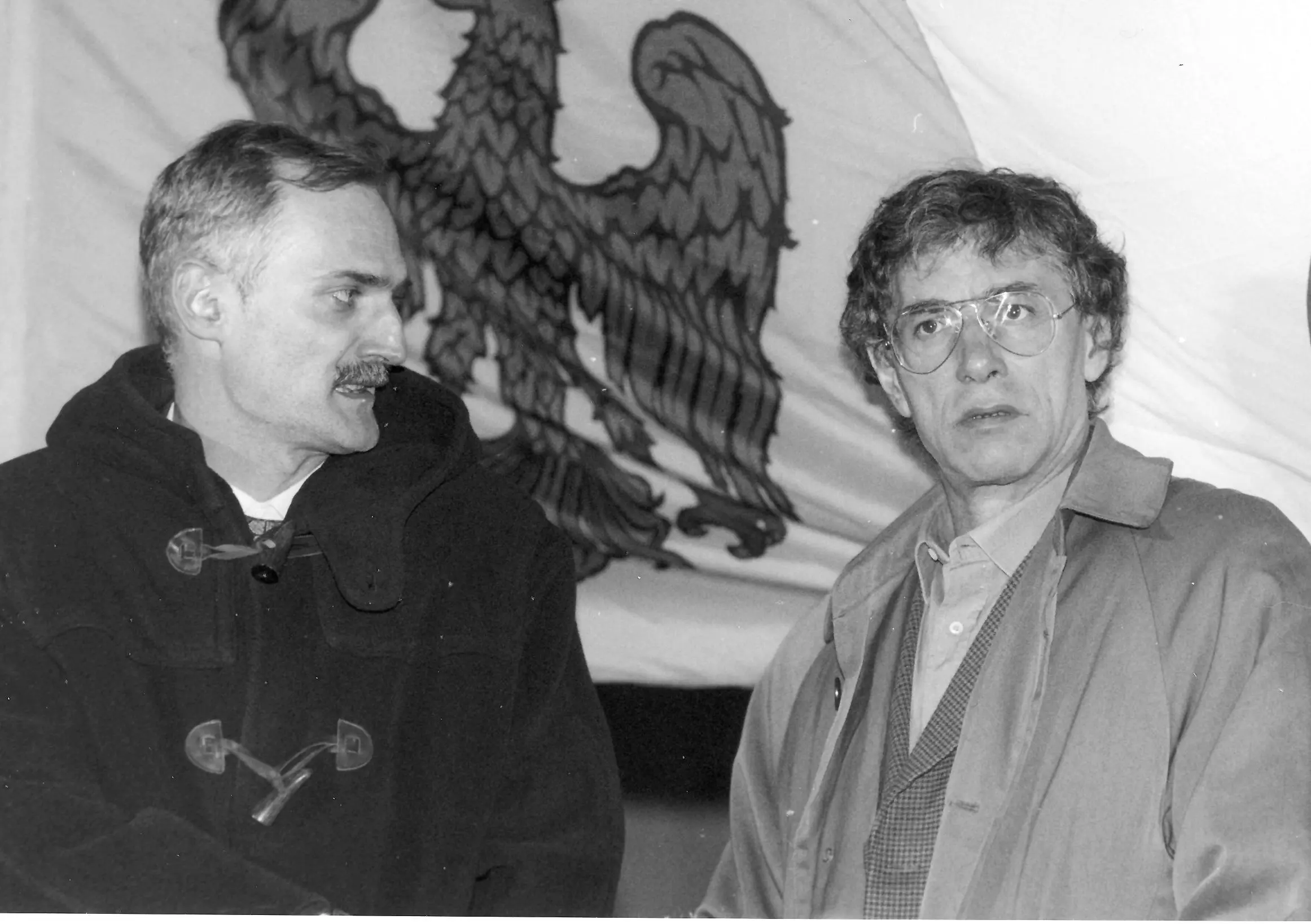 Udine. Bossi è sceso in campo per appoggiare il candidato sindaco della Lega Nord Sergio Cecotti (a sinistra).