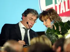 Bossi con Guerra nel 2003