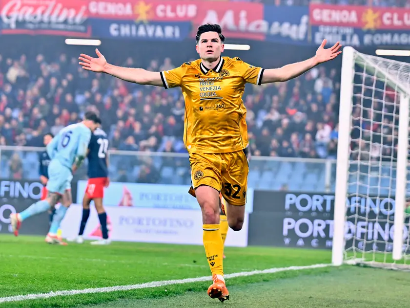 Ekkelenkamp esulta dopo il gol del vantaggio (Petrussi)