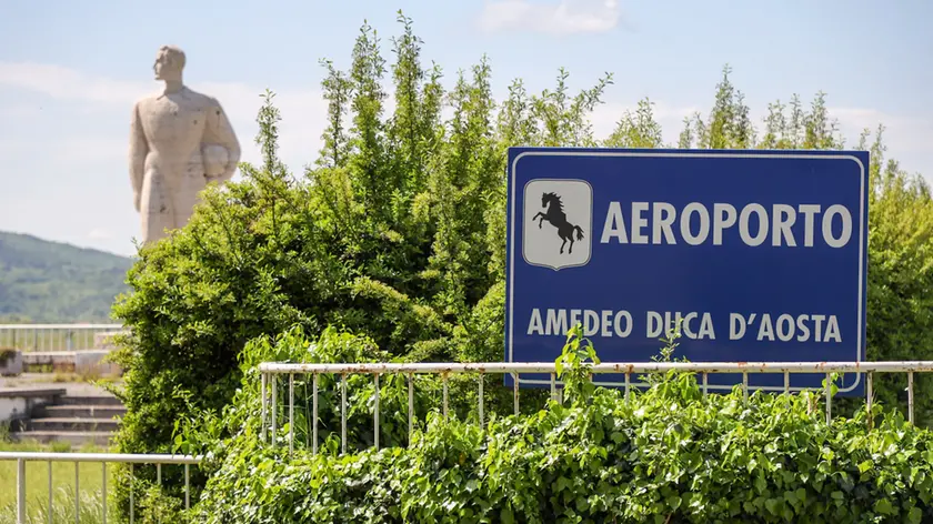 L'aeroporto di Gorizia dove si terrà il concerto di Cremonini a Gorizia