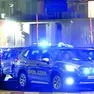 Un’auto della polizia intervenuta nel quartiere delle magnolie, a Udine