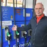 Un distributore a Udine con la benzina esaurita (foto Petrussi)