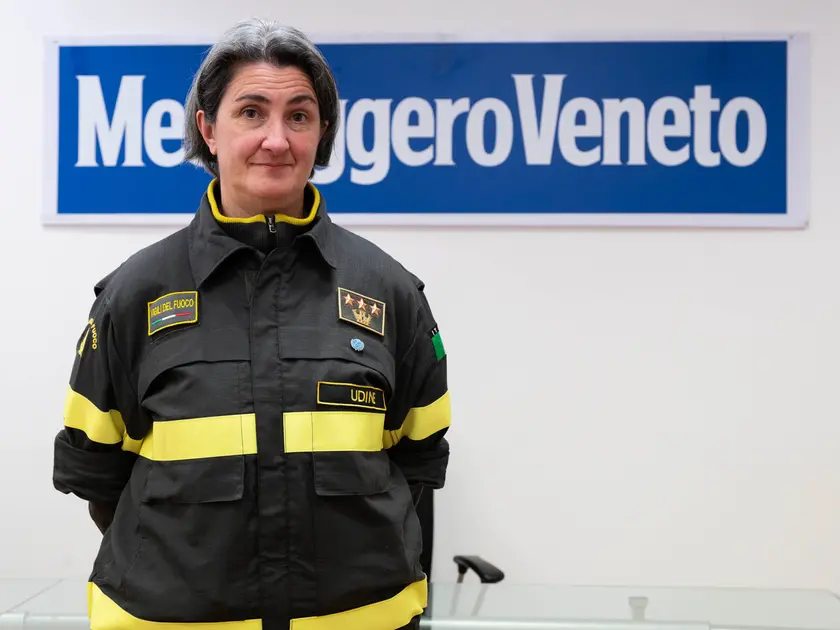 Alessandra Bascià, 53 anni, da febbraio alla guida del comando di Udine ©Foto Petrussi