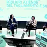 Da sinistra: Cristiano Onofri (Faps), Annalisa Corazza (Corazza Carlo), Elena Barolo Toaldo (Flextec) e Roberto Badin (Smartech Italia) durante l'evento