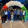 La neocampionessa Hasnar con gli attuali allenatori