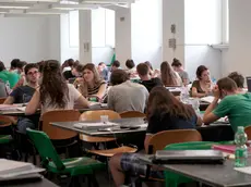 Alcuni studenti all’Università di Trieste (foto archivio Silvano)