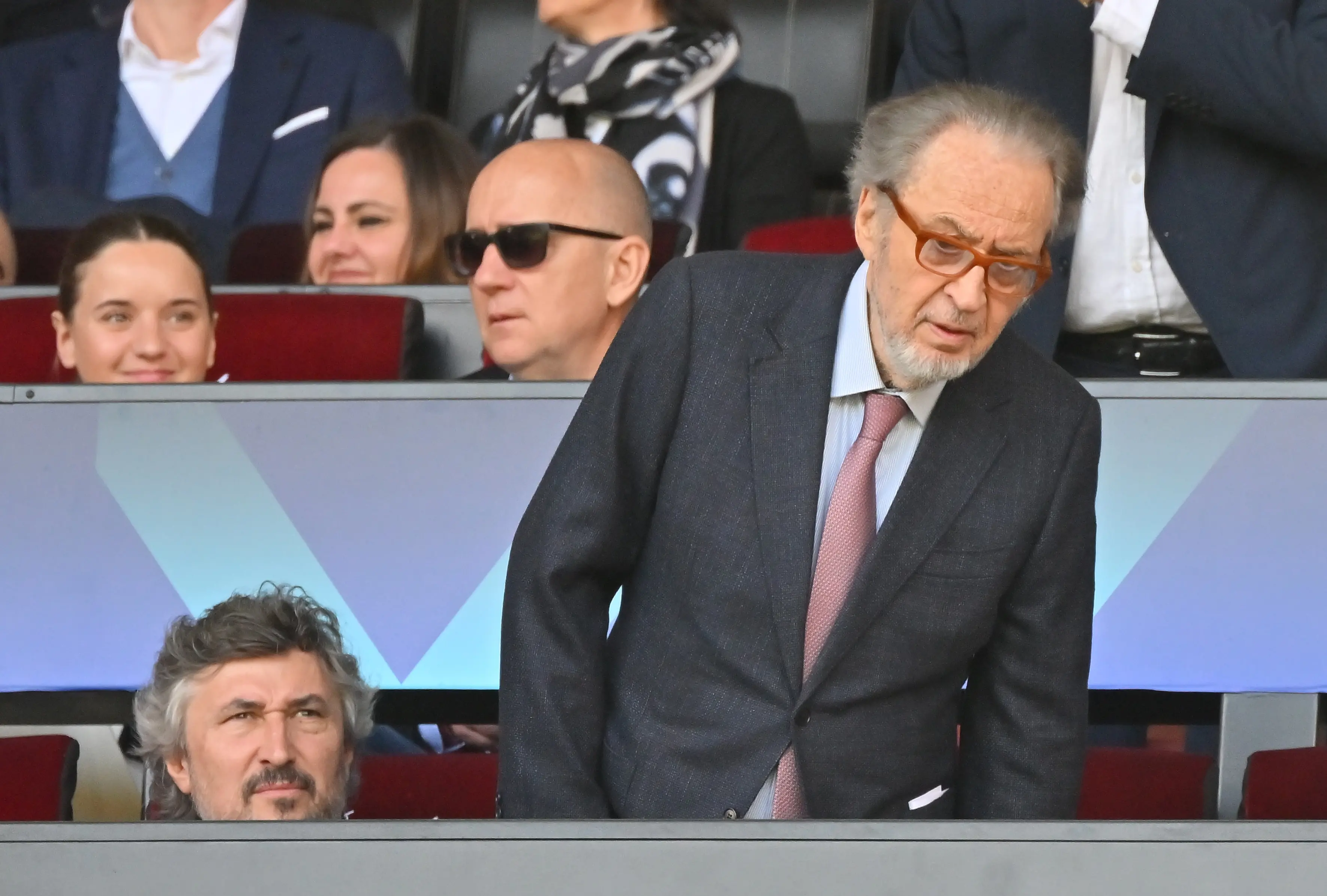 Gianpaolo e Gino Pozzo in tribuna per la sfida contro il Como © Foto Petrussi