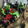 Il personale del Soccorso alpino impegnato negli interventi a Tramonti di Sopra e a Barcis