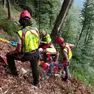 Un'operazione di soccorso alpino (archivio)