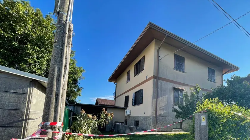 La casa in cui Alessandro Venier è stato trovato morto, fatto a pezzi, nella cantina della propria abitazione