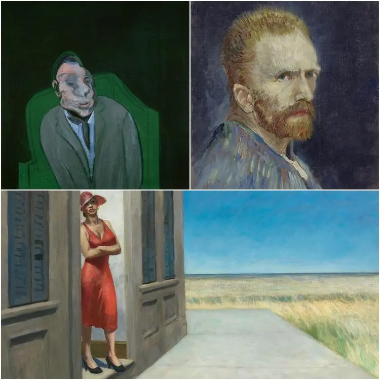 Opere di Bacon, Van Gogh e Hopper in mostra a Confini