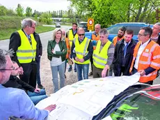 La cerimonia di consegna del primo lotto con l’assessore regionale Cristina Amirante (foto Petrussi)