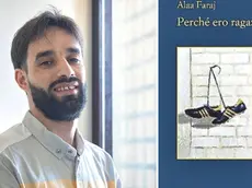 Alaa Faraj e la copertina del suo libro