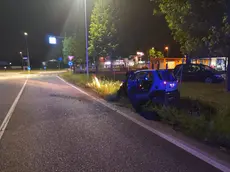 L'auto coinvolta nell'incidente ad Azzano Decimo