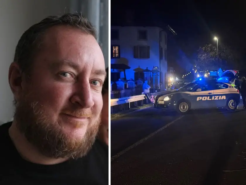 Cristian Chiappo e i soccorsi sul luogo dell'incidente