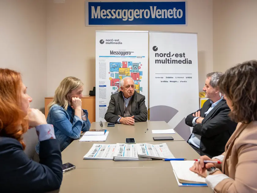 Il forum con Marino in redazione (Petrussi/Brisotto)