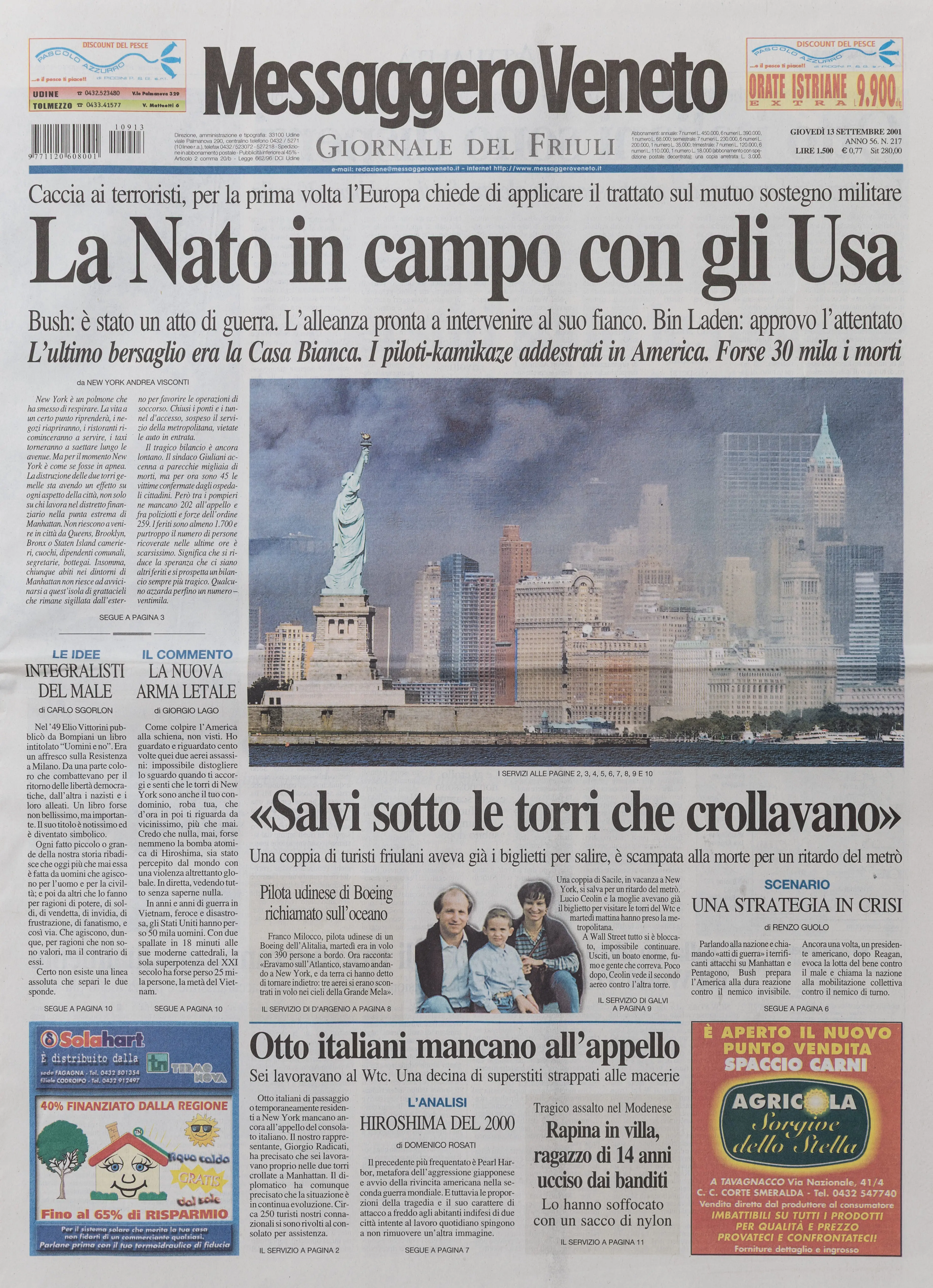 Per i giornali è stata una rivoluzione. Ed è iniziata a Udine. Il passaggio alla tecnologia offset avvenne nella primavera del 1968 e a firmarla, in qualità di primo quotidiano italiano ad essere stampato con tale tecnica, è stato il Messaggero Veneto. Un passaggio che ha segnato la fine del sistema a caldo del piombo e ha permesso un cambio epocale nel settore, introducendo una maggiore diffusione dei giornali e una migliore qualità del colore. L'innovazione si diffuse rapidamente e, entro i primi anni Ottanta del secolo scorso, la quasi totalità delle testate nazionali italiane adottò il sistema "a freddo" della fotocomposizione e stampa offset. Un primato che rappresenta comunque solo un capitolo della storia del quotidiano che da 80 anni racconta il Friuli e non solo.