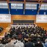Oltre 300 i ragazzi presenti alla lezione-evento del professor Schettini organizzata da PrimaCassa e Messaggero Veneto (Foto Massmedia)