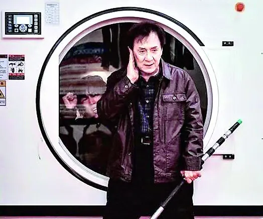 La star del cinema asiatico Jackie Chan