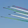 Le Frecce Tricolori a Rivolto: mercoledì sorvoleranno Gemona (foto Petrussi)