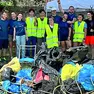 I volontari alla Giornata ecologica promossa dalla Pro loco di Paderno: 32 sacchi di rifiuti
